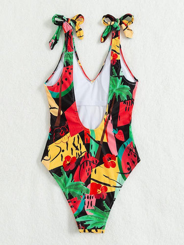 Sexy Print Swimwear Women 2023 One Piece Swimsuit Female Bathing Suit Summer -OS00122-Veeddydropshipping