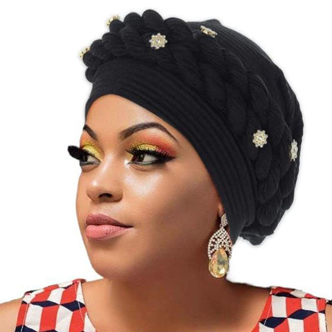 Handmade New African Cap Nigerian Wedding-WF01498-Veeddydropshipping