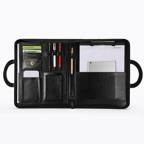 Women Business Briefcase Pu Leather Document Case Notebook-BS00501-Veeddydropshipping