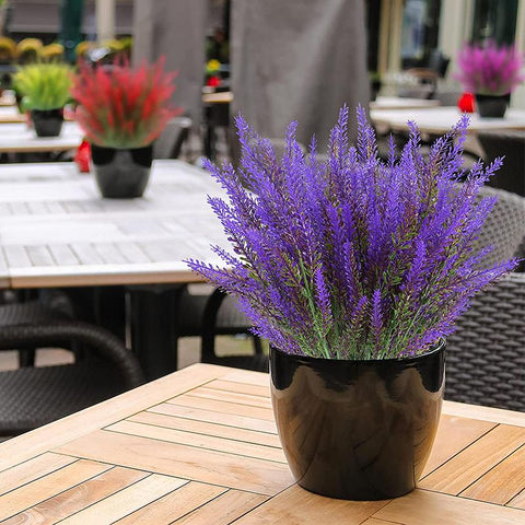 Artificial Flowers Romantic Provence Lavender Wedding Decorative-HA00681-Veeddydropshipping