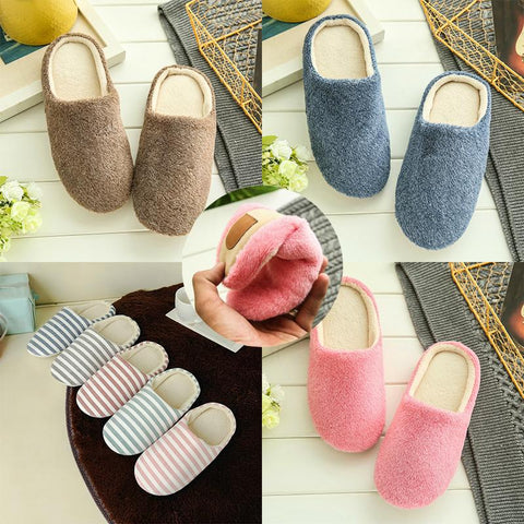 Plush Lovers Home Slippers Anti-slip House Floor Shoes-BS01155-Veeddydropshipping