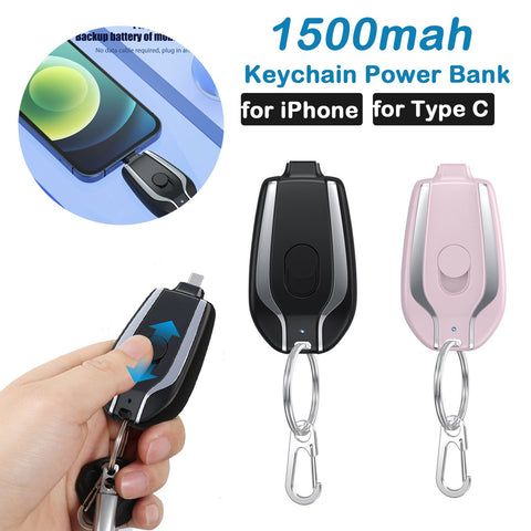 1500mAh Portable Keychain Power Bank Charging Mini Mobile Phone-PA00054-Veeddydropshipping