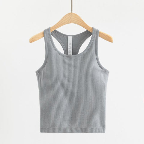 Lulu Racerback Yoga Tank Tops Women Fitness Sleeveless Cami Sports Shirts -OS00879-Veeddydropshipping