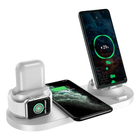30W 10 in 1 Wireless Charger Stand Pad For iPhone 14 13 12 Apple Watch Qi Fast Charging-PA01038-Veeddydropshipping