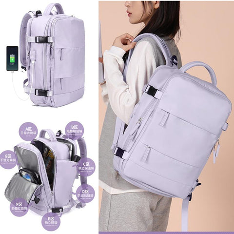 Laptop Bag Backpack Multipurpose Daypack USB Charging-BS00309-Veeddydropshipping