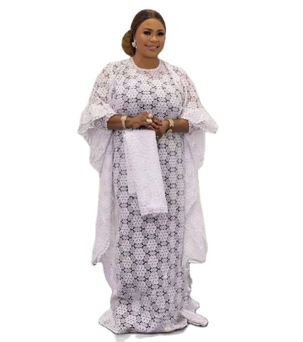 African Women Dashiki Long Evening Maxi Dresses-WF01665-Veeddydropshipping