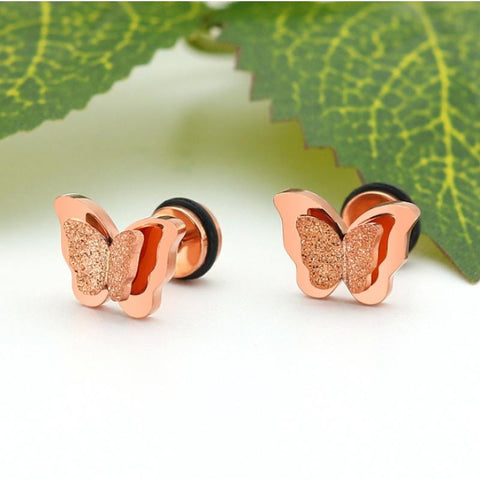Butterfly Design Earrings Elegant Fashion Women Jewelry Girl Gifts -JW00059-Veeddydropshipping