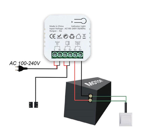 Tuya Smart Life ZigBee Motorized Swing Gate Sliding Gate Controller Dry -CE00575-Veeddydropshipping