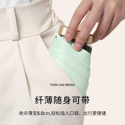 Mini Pocket Rain Umbrella Sun Shade Umbrella-HA01155-Veeddydropshipping