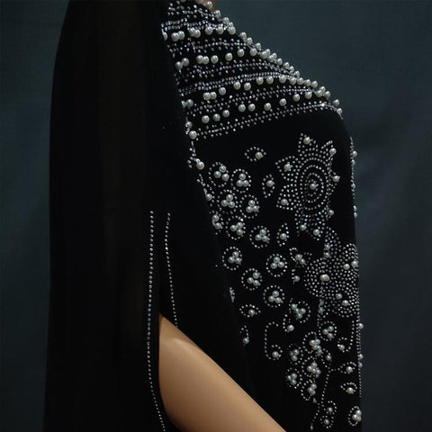 Abayas Women Fashion Dress Caftan Wedding-WF01510-Veeddydropshipping
