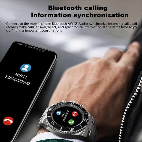Smart Watch Men Bluetooth Call Message Display Custom -JW00871-Veeddydropshipping