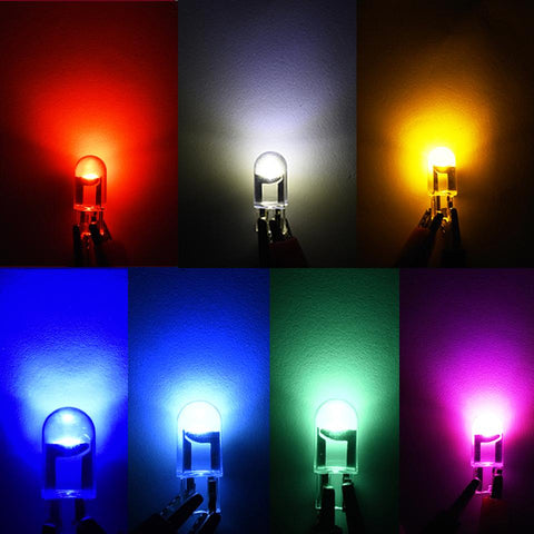 10X New W5W LED Canbus T10 Car Lights COB Glass Interior Parts-AM00034-Veeddydropshipping