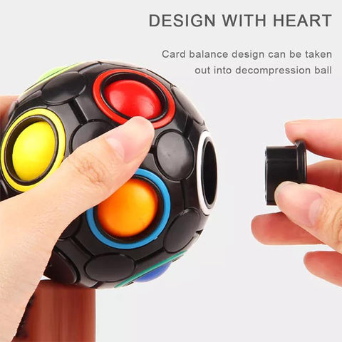 New Fidget Spinning Top Rainbow Magic Ball Fidget Toys Game-TB01516-Veeddydropshipping