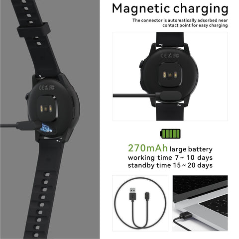 Smart Watch Men Women Bluetooth Call  Waterproof Men Watches-JW01108-Veeddydropshipping