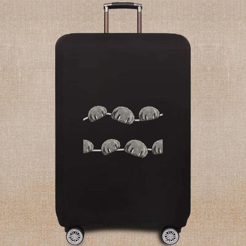 Suitable for 18-28 Inch Suitcase Case Dust Cover Dog Footprints-BS00744-Veeddydropshipping