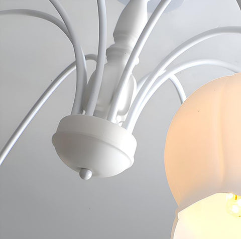 Ceiling Chandeliers Lighting Glass Shade-TI00396-Veeddydropshipping
