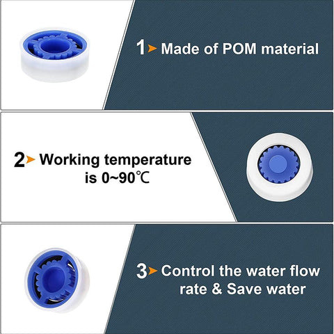 Water Flow Reducer Shower Head Limiter Set-HA01031-Veeddydropshipping