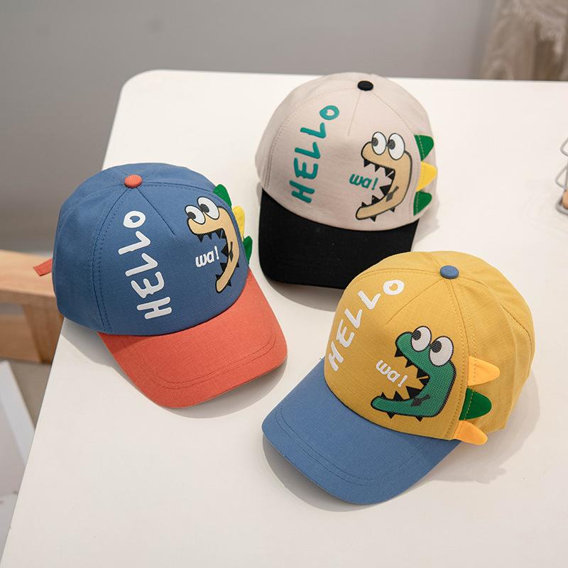 Baby Baseball Cap for Boy Girl Cartoon Dinosaur Children Adjustable Sun-Veeddydropshipping-2