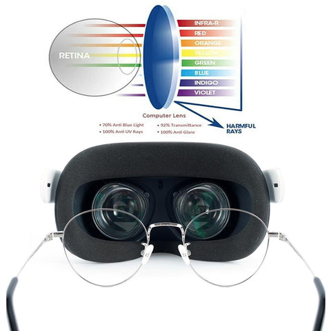 For Oculus Quest 2 Myopia Lens Magnetic Eyeglass Anti Blue Light Glasses-CE00582-Veeddydropshipping
