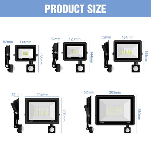 IP66 LED Floodlight Waterproof Garden Reflector Flood Light Exterior-TI00861-Veeddydropshipping