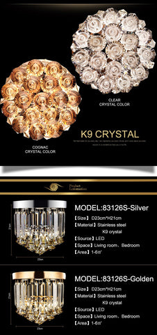 Modern Crystal LED Ceiling lights-TI00270-Veeddydropshipping