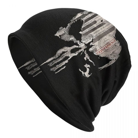 Punishers Bonnet Hat Knitted Hat Men Women-MF00908-Veeddydropshipping