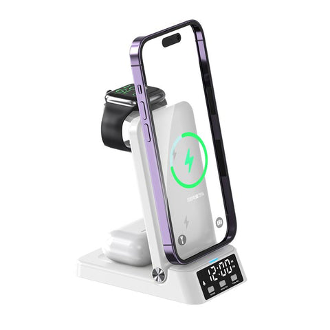 20W Wireless Charger Stand Clock 4 3 In 1 Fast-PA01080-Veeddydropshipping