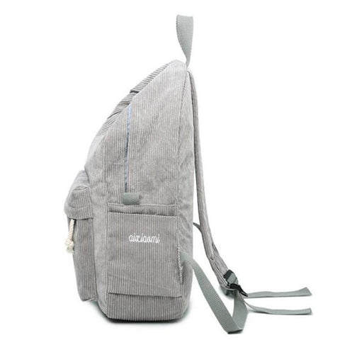 Design School Backpacks For Teenage Girls School Bag Striped Rucksack-BS00062-Veeddydropshipping