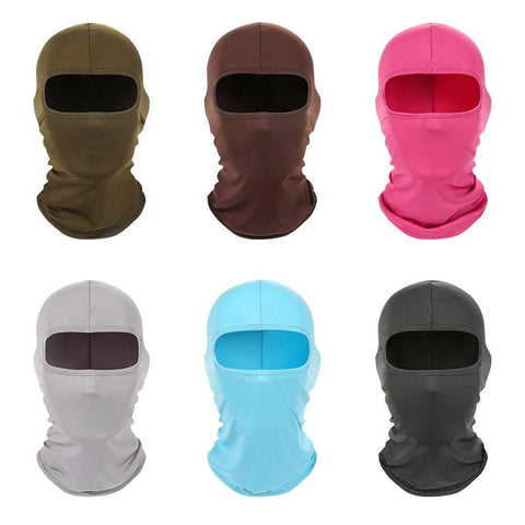 Cycling Balaclava Face Mask Lycra Soild Motorcycle Ski Face Hat Tactical Outdoor Sport -OS01206-Veeddydropshipping