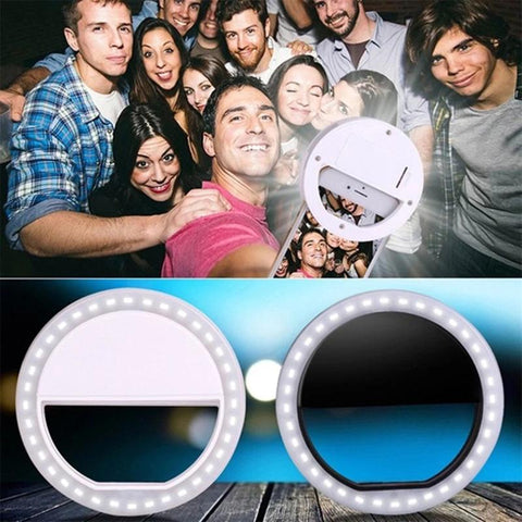 LED Selfie Ring Light USB Charge Phone Flashes Lens Luminous-PA01254-Veeddydropshipping