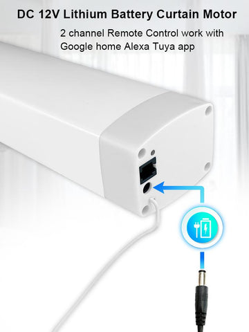 Google Assistant Electric Tuya Zigbee Curtain Motor Battery Smart Home-TI01081-Veeddydropshipping