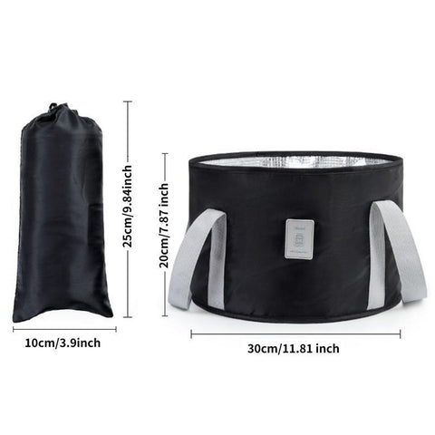 Large Capacity Foldable Foot Bath Basin Water Bucket-HA01070-Veeddydropshipping