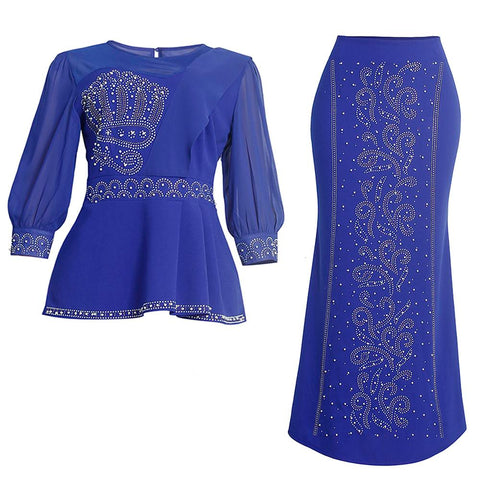 Plus Size Women Clothing Two Piece Set-Veeddydropshipping
