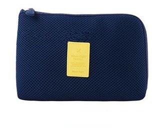 Travel Zipper Cosmetic Bag Women Casual USB Data Cable Headset Earphone Solid-PA00912-Veeddydropshipping