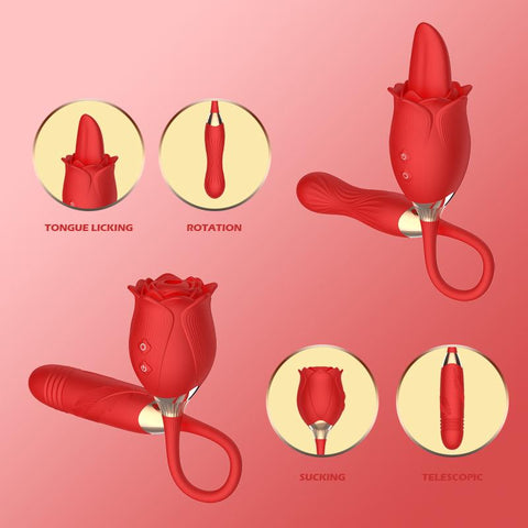 Detachable Rose Toy Vibrator for Women G Spot Vibrator Clitoral Stimulator -BH01310-Veeddydropshipping
