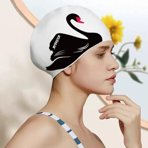 Silicon Swimming Cap for Adults Bathing Cap Swimming Elastic Surf Hat Bath Cap -OS00224-Veeddydropshipping