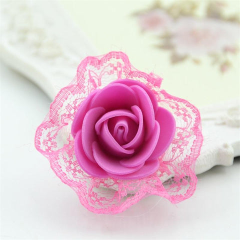 Mini Lace Flower Heads Wedding Decorations-HA00716-Veeddydropshipping