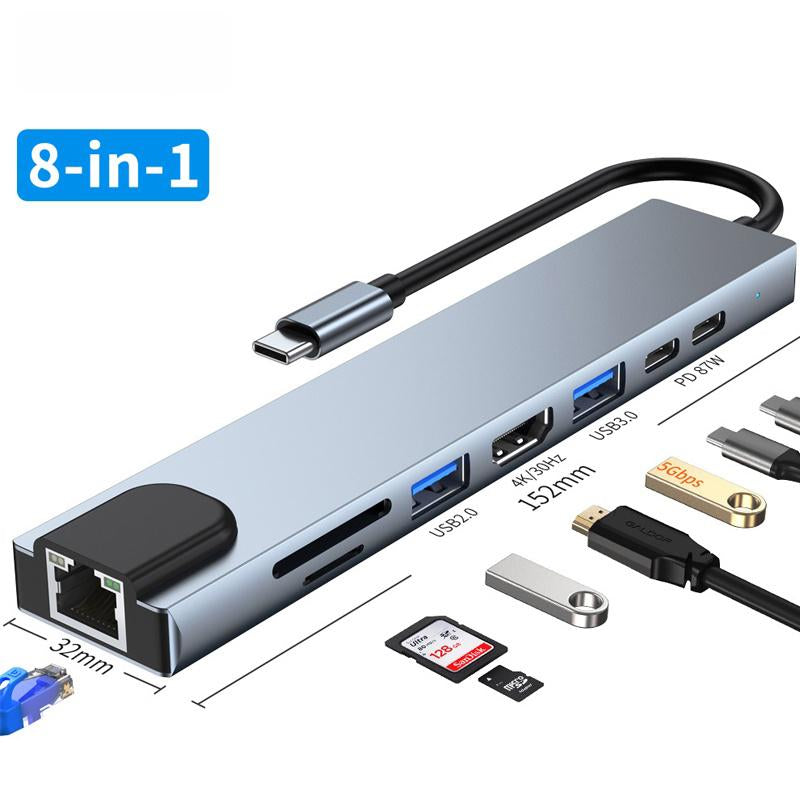 Station Hub  Adapter HDMI SD/TF Card Reader-CO00249-Veeddydropshipping