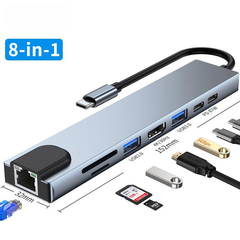 Station Hub  Adapter HDMI SD/TF Card Reader-CO00249-Veeddydropshipping