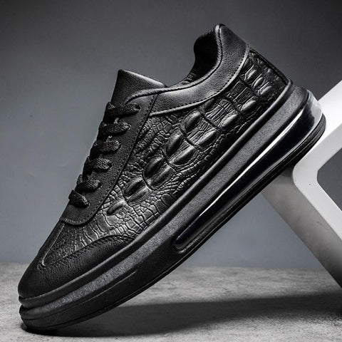 Korean Men&#39;s Fashion Flat Lace Up Sneakers Male-BS01389-Veeddydropshipping
