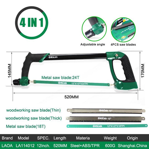 Heavy Duty Saw Wrapped Alloy Frame-TI00090-Veeddydropshipping