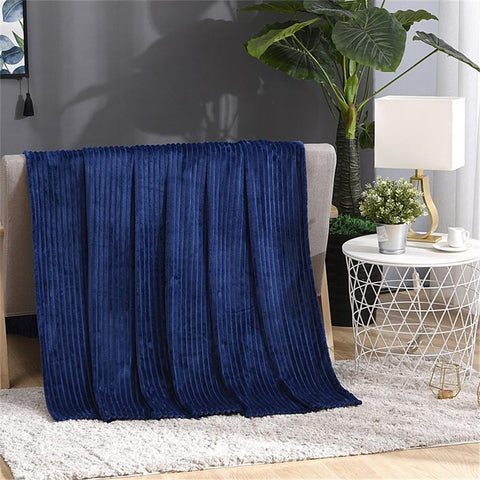 Warm Bed Cover Flannel Fleece Sofa Blankets-HA00445-Veeddydropshipping