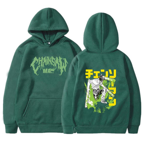 Chainsaw Man Hoodies Aki Hayakawa Winter Hooded Sweatshirts Long Sleeve-TB01319-Veeddydropshipping