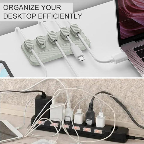 Magnetic Suction Cable Organizer Data Storage Winder Cord Wrapper Holder Desktop Finishing-PA00892-Veeddydropshipping
