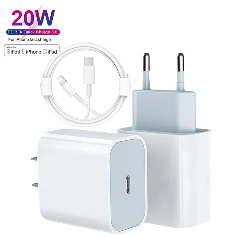 For Apple PD 20W USB C Chargers Type C Fast Charge Adapter-PA00353-Veeddydropshipping