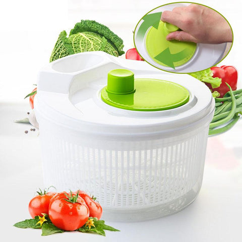 Salad Lettuce Washer Drainer Crisper Strainer-HA01337-Veeddydropshipping