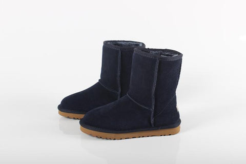 Lady Female Leather Boot girl Waterproof Shoes Flat Casual-BS00935-Veeddydropshipping