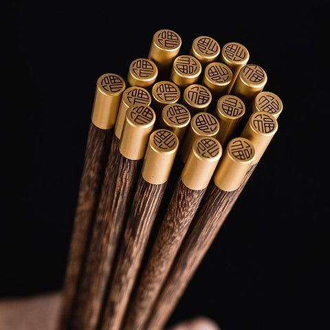 Chinese Chopsticks Wooden Sushi Sticks Set-HA01317-Veeddydropshipping