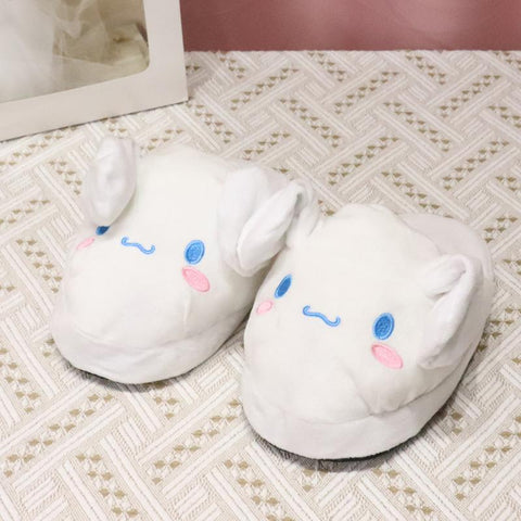 Thick Plush Kids Home Shoes Bounce Rabbit Ear Slipper-BS01162-Veeddydropshipping