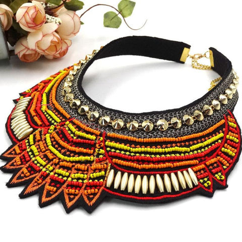 Women Neckline Applique Neckline Sewing Collars-WF01160-Veeddydropshipping